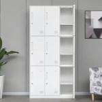 9-Locker Steel Storage Cabinet 