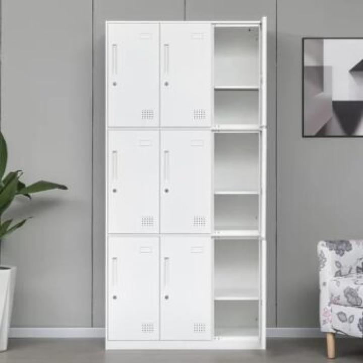 9-Locker Steel Storage Cabinet 