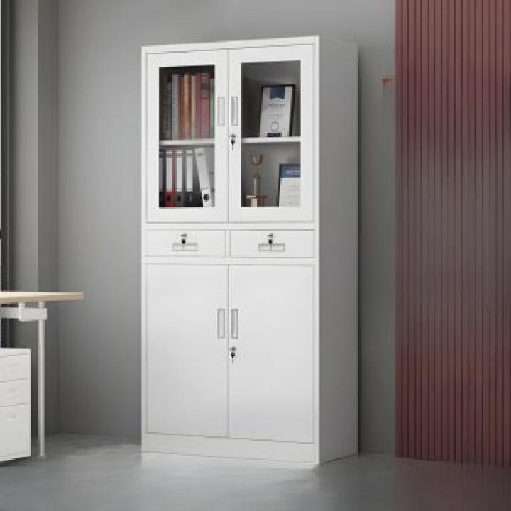2-Door Metallic Office Cabinet 