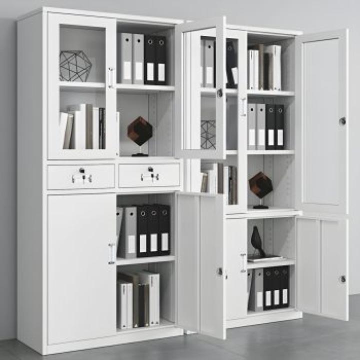 2-Door metallic office cabinet 