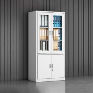 2-Door Metallic Office Cabinet 