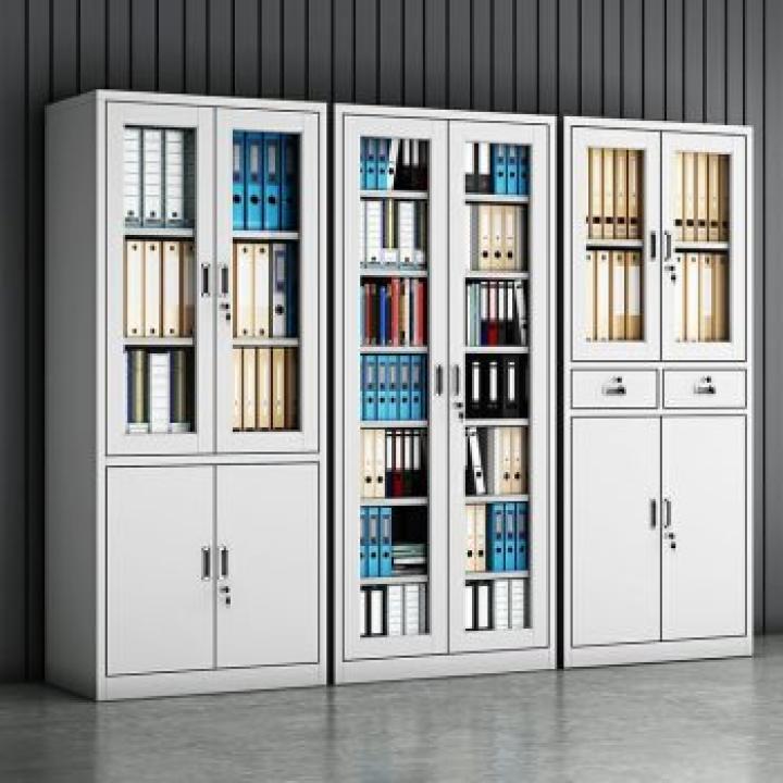 2-Door Metallic Office Cabinet 