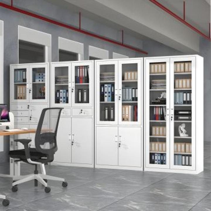 2-Door Metallic Office Cabinet 