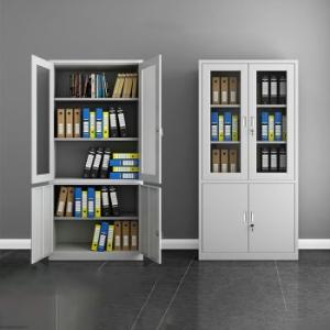 2-Door Metallic Office Cabinet 