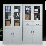 2-Door Metallic Office Cabinet(gray) 
