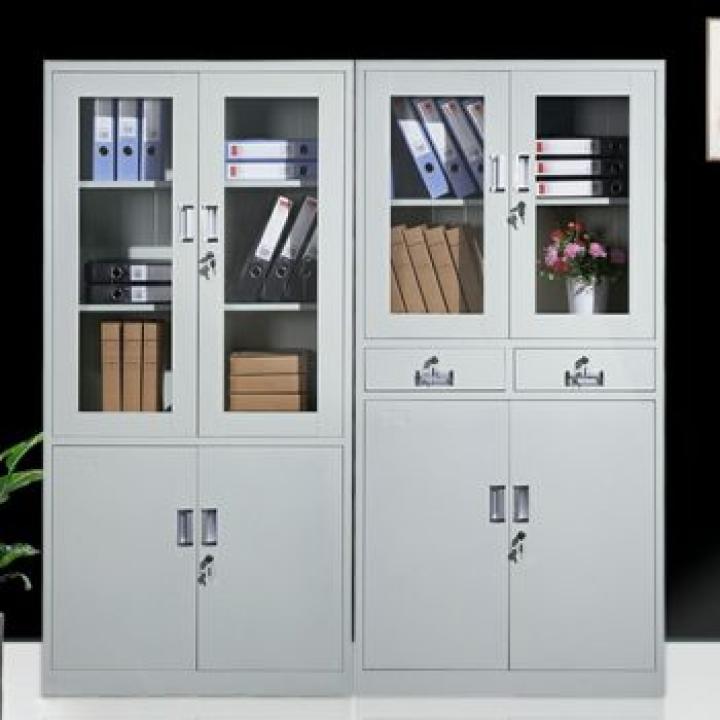 2-Door Metallic Office Cabinet(gray) 