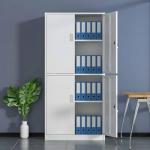 2-Door metallic office storage cabinet 