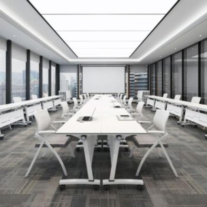 120cm Foldable Movable Training Table 