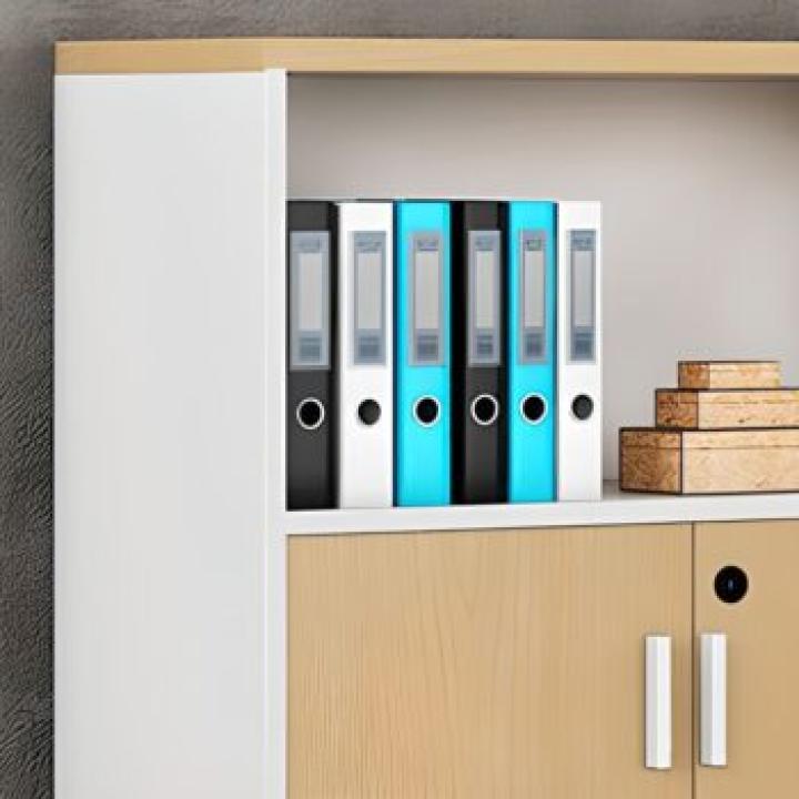 3-Door Wooden Home Office Cabinet 