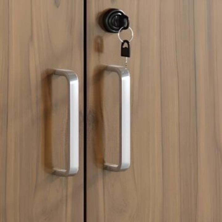 2-Door Home Office Storage Credenza 