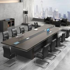 3m Modern Gray Boardroom Table 