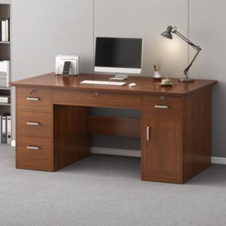 120cm Brown Studying Desk with Storage 