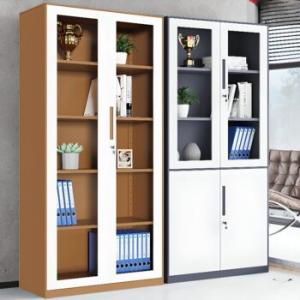 2-Door Glass Fronted Office Storage Unit 