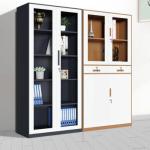 2-Door Glass Fronted Office Storage Unit 