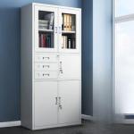 2-Door Metallic Office Cabinet With Safe 