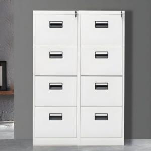 4-Drawers metallic office cabinet. 
