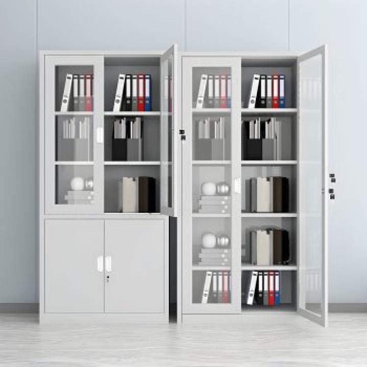 2-Door metallic office cabinet 