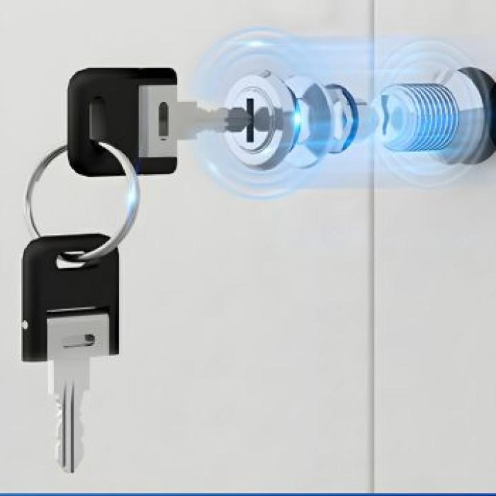 2-Door metallic office cabinet 