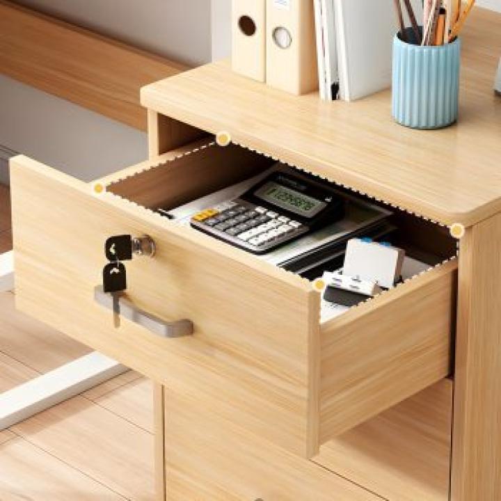 3-Drawer mobile pedestal (Beech) 