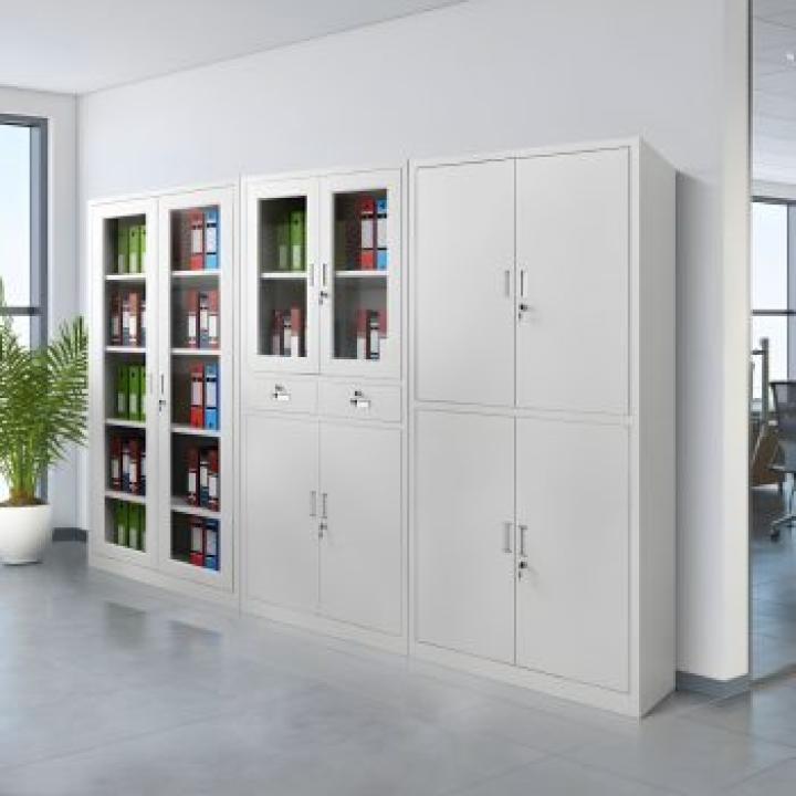 2-Door metallic office cabinet 