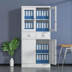 2-Door Metallic Office Cabinet 