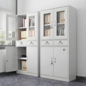2 Door metallic storage office cabinet 