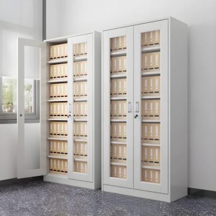2 Door metallic storage office cabinet 