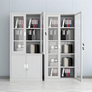 2-Door Metallic Office Cabinet(gray) 