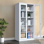 2 Door Full Glass Filing Cabinet 