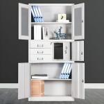 Double door metallic safe cabinet 