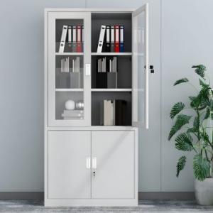 4-Door office metallic storage cabinet 