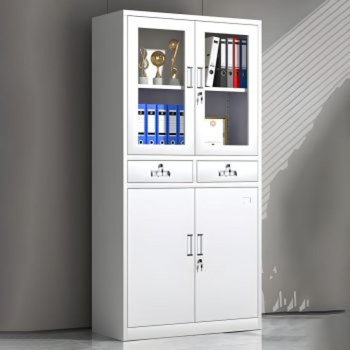 2-Door Metallic Office Cabinet 