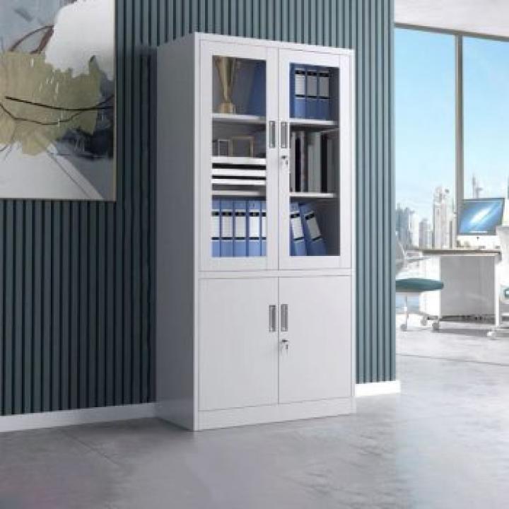 2-Door Metallic Office Cabinet 