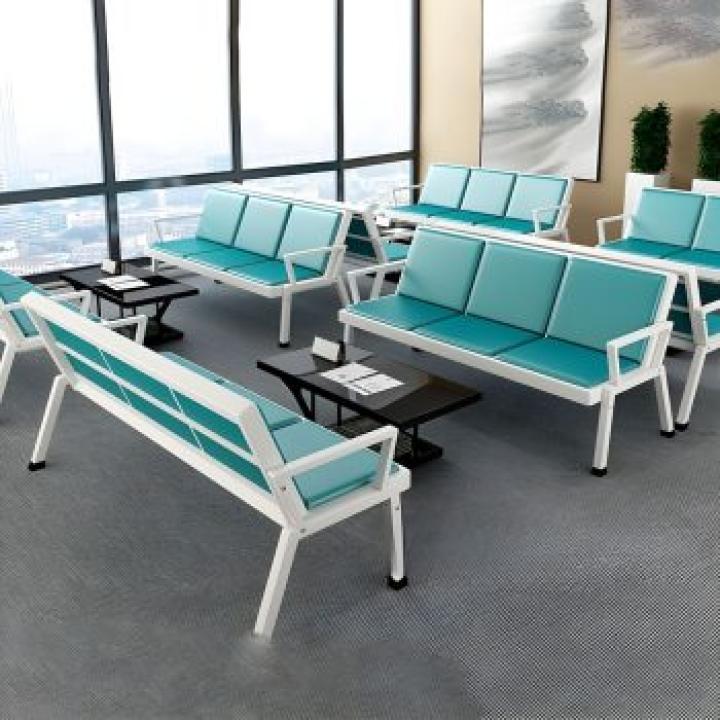 3-Seater Office Reception Bench 