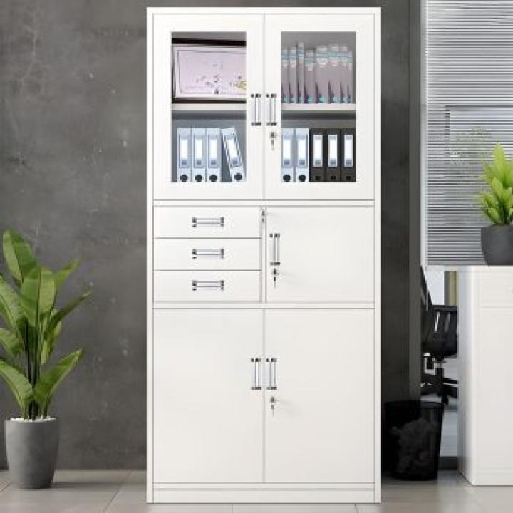 2-Door Metallic Office Safe Cabinet 