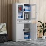 2-Door office storage cabinet 