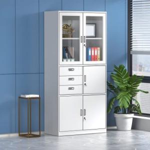 2-Door Metallic Cabinet with Safe 