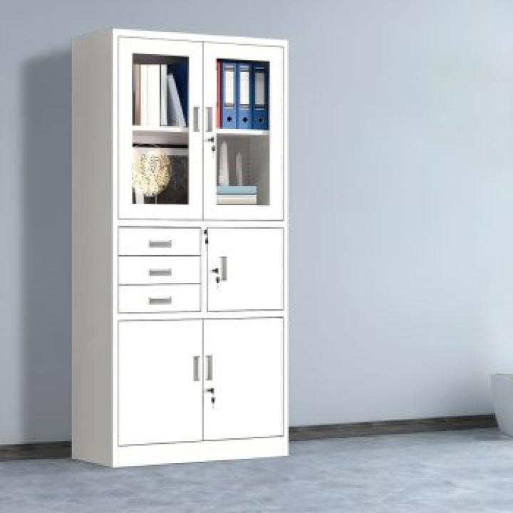 2-Door Metallic Cabinet with Safe 