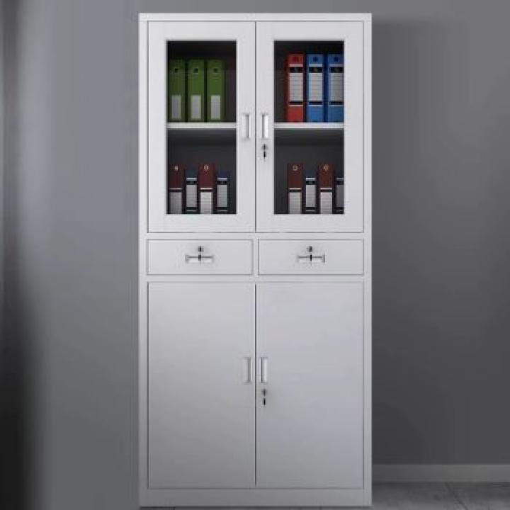 2-Door Metallic Office Cabinet 