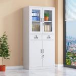 2-Door metallic office storage cabinet 