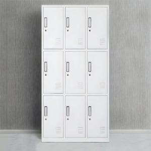 9 Locker Office Filing Cabinet 