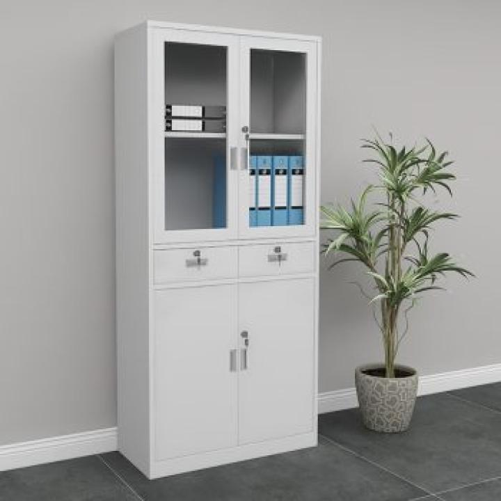 2-door Metallic Office Storage Cabinet 