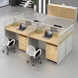 4-Way Modular workspace With Storage 