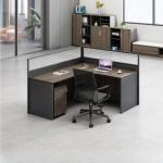 4-Way Modern Curved Office Workstation 