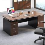 1.4m Modern Desk With Drawers 
