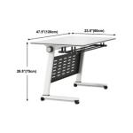 Foldable Office Training Table - 120cm x 60cm 