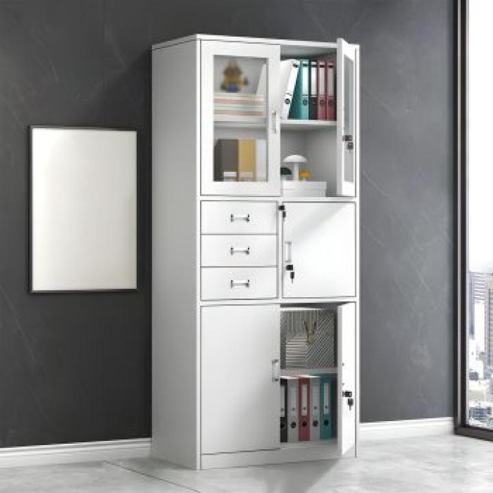 2-Door Metallic Office Cabinet 