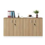 4-door wooden storage credenza 