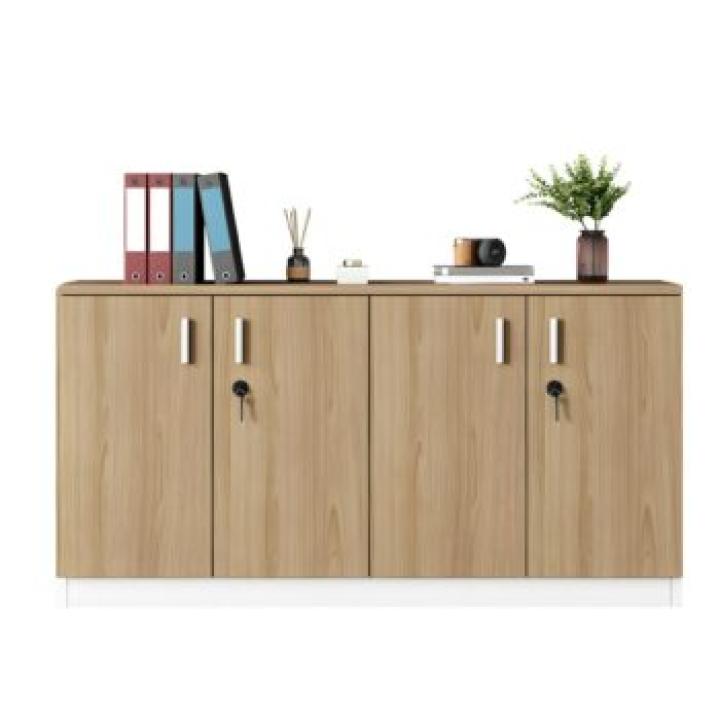 4-door wooden storage credenza 