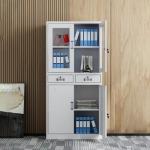2-Door Metallic Office Cabinet 